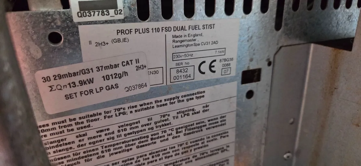 Rangemaster Professional+ 110 Dual Fuel Oven & Hob - Image 3