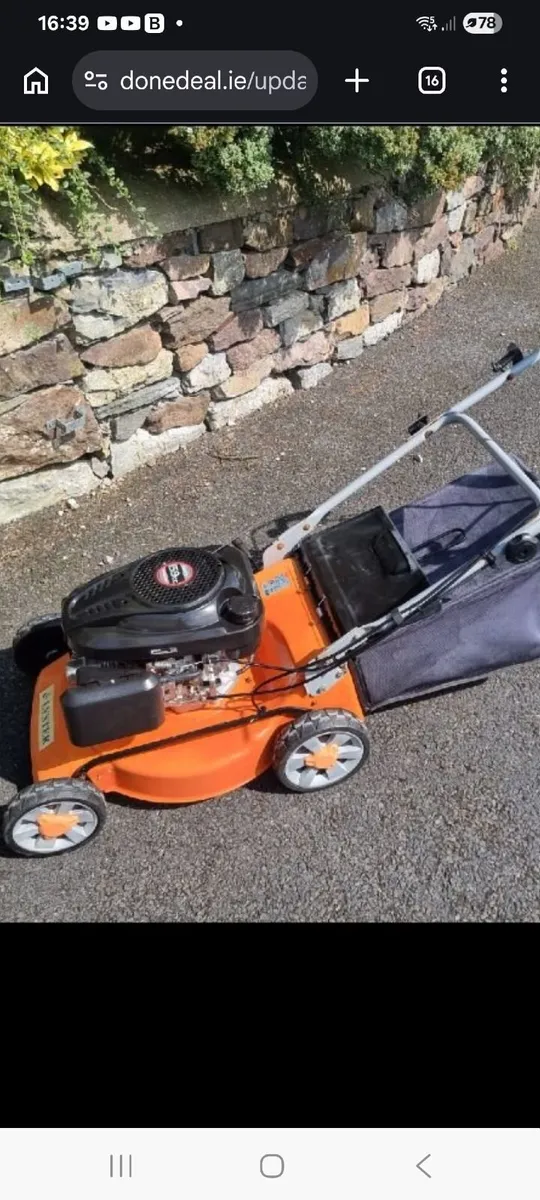 Lawnmower,19inch cut, Self-propelled. - Image 2
