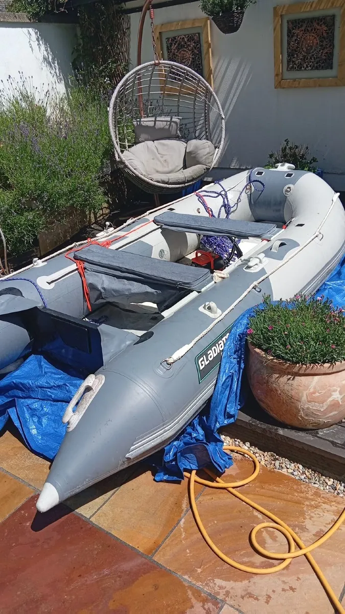 Inflatable 3.3 M PVC 5 person Boat - Image 1
