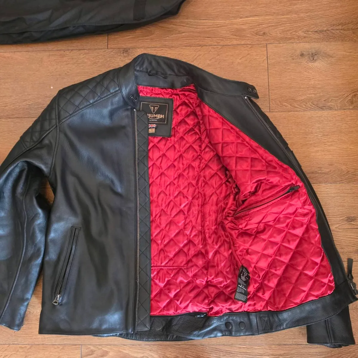 Triumph  Braddan leather motorcycle jacket - Image 1