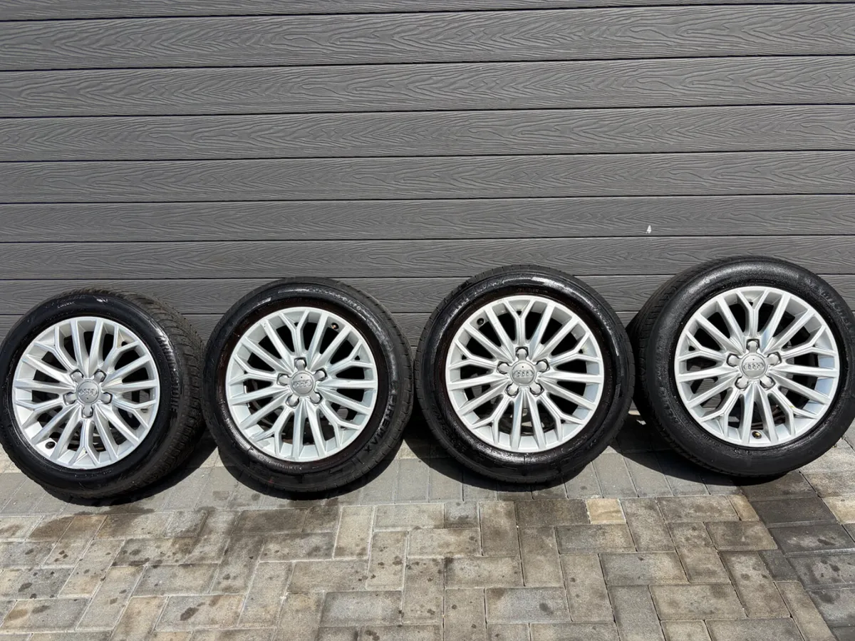 16” GENUINE AUDI A3 ALLOY WHEELS & TYRES - Image 2