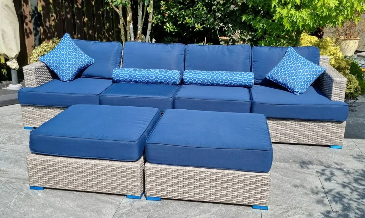 Rattan Garden Furniture Set - Image 4