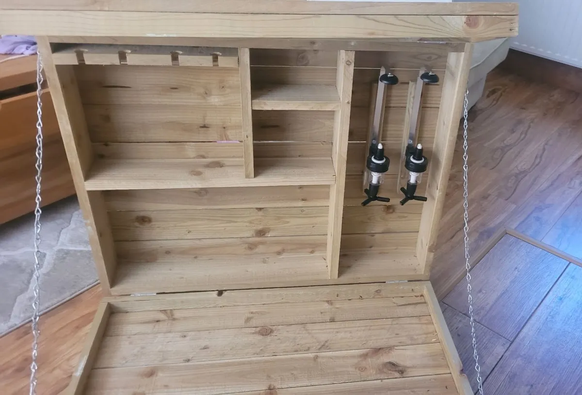 Wall mounted drop down bar - Image 1
