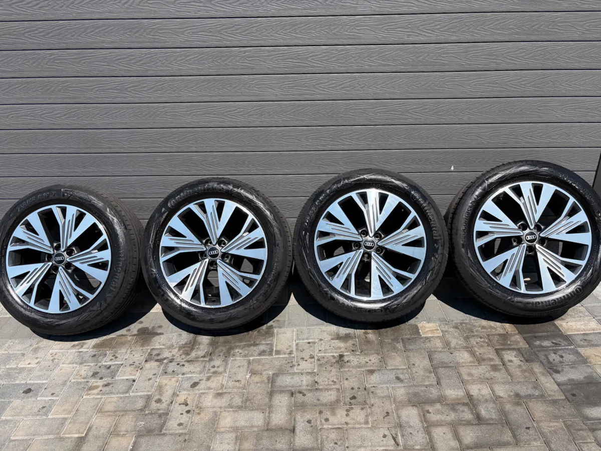 19” GENUINE AUDI Q3-Q5 ALLOY WHEELS & TYRES - Image 2