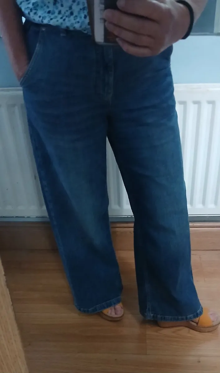 M&S high waisted wide leg jeans from Per Una - Image 3