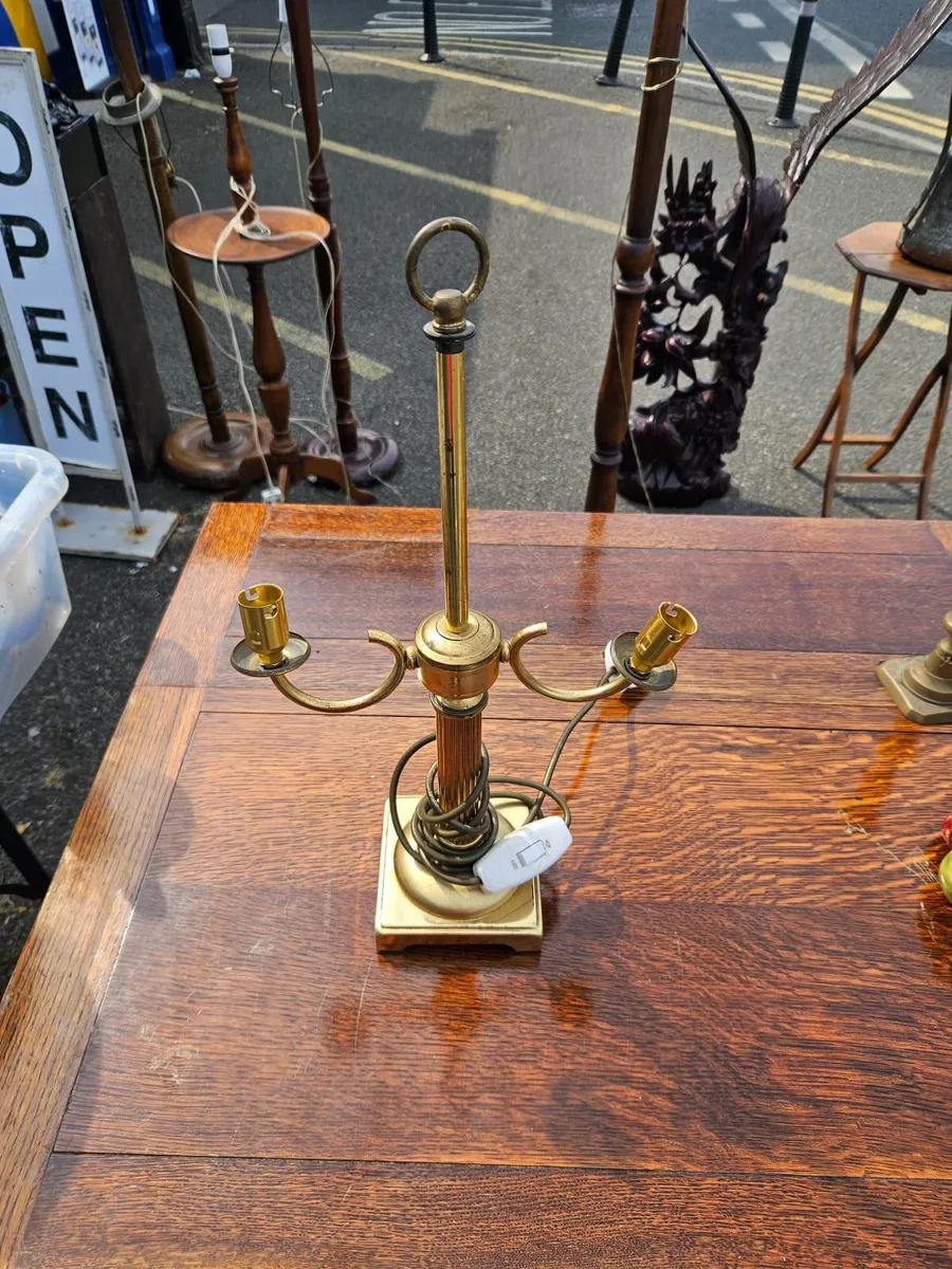 Vintage Brass Lamp - Image 2