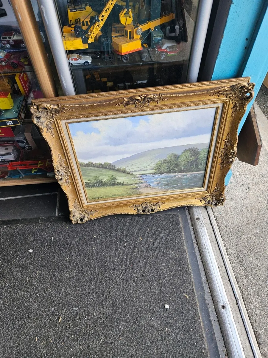 Vintage Oil Painting - Image 1