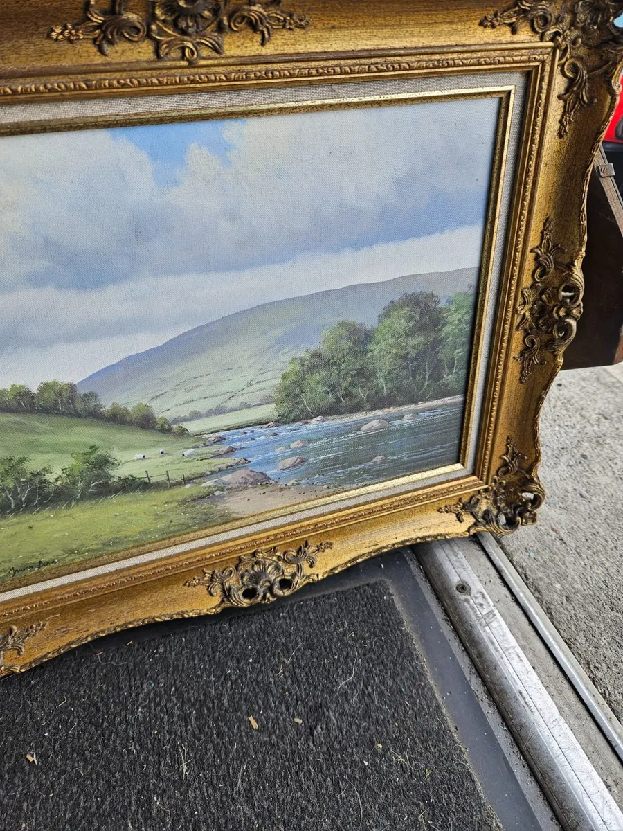 Vintage Oil Painting - Image 2