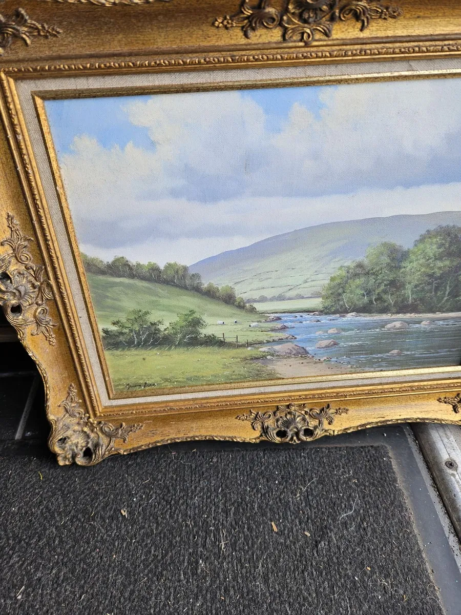 Vintage Oil Painting - Image 3