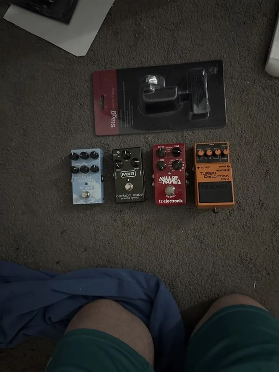 Four Guitar Pedals bought recently and rarely played therefore in next to brand new condition - Image 1