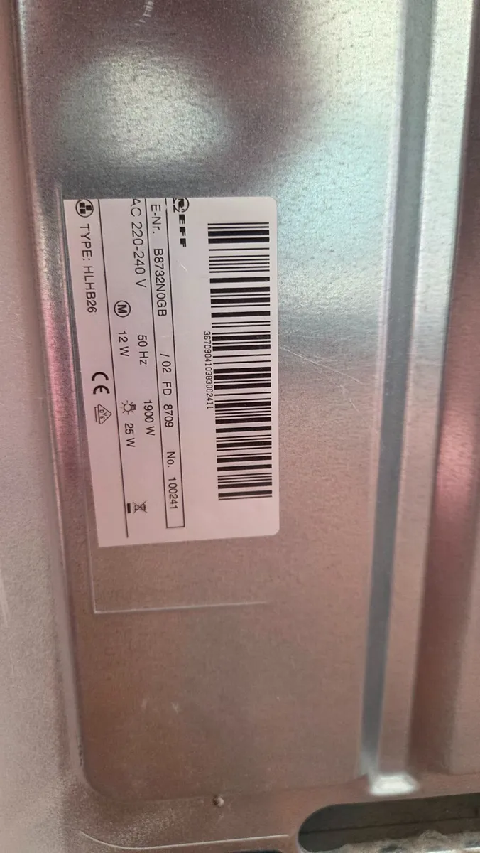 Neff built in integrated steam oven B8732N0GB - Image 2
