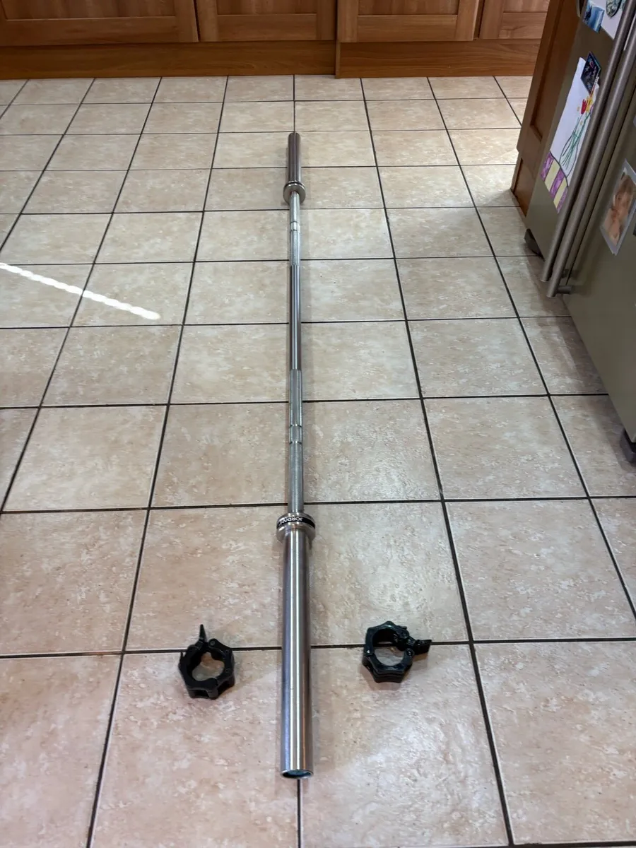 COMMERCIAL OLYMPIC PRO BARBELL (WAS 328 EURO NEW!) - Image 3