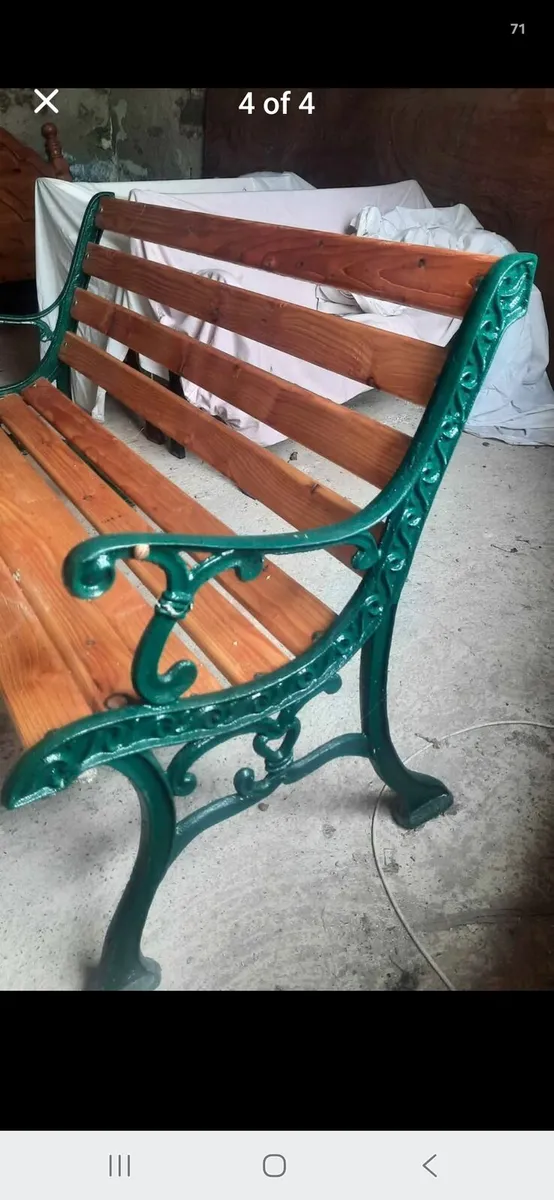 Cast Iron Garden Seat - Image 2