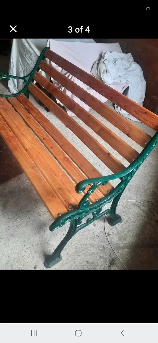 Cast Iron Garden Seat - Image 3