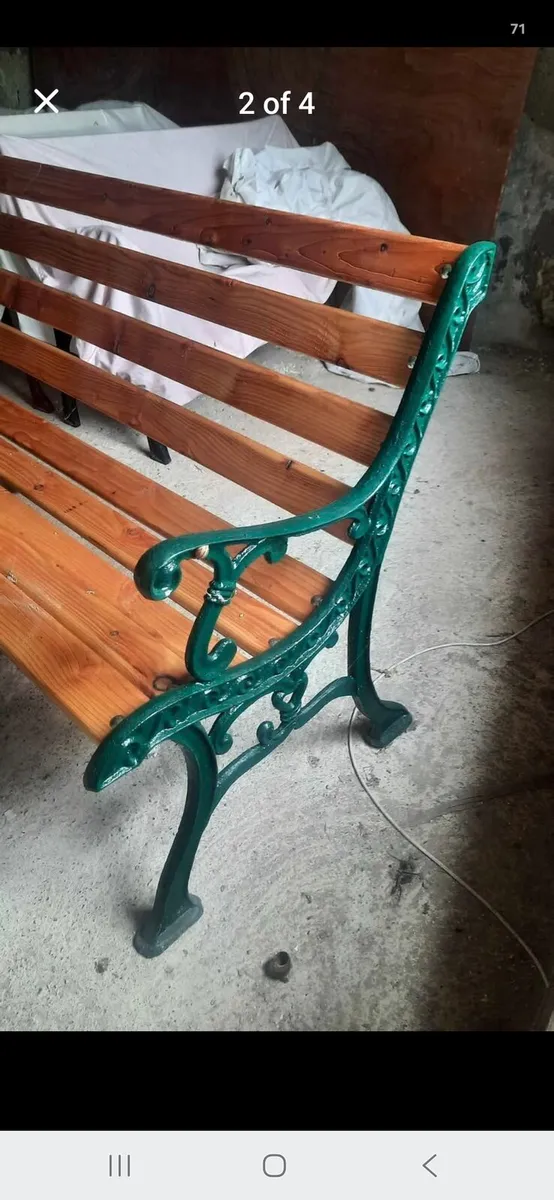 Cast Iron Garden Seat - Image 4