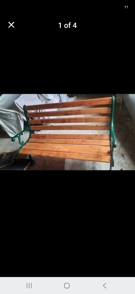 Cast Iron Garden Seat - Image 1