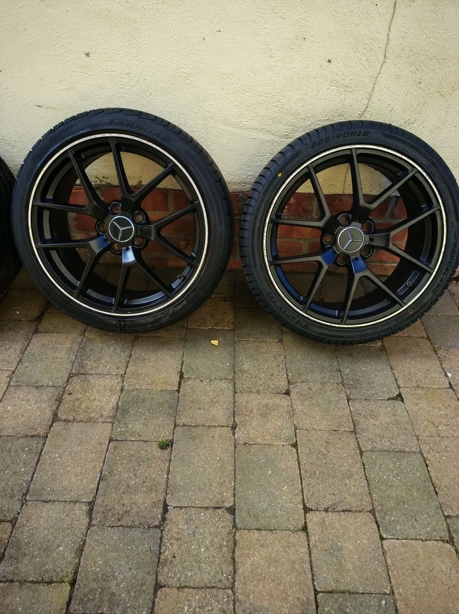 Mercedes  alloy wheels 18" - Image 4