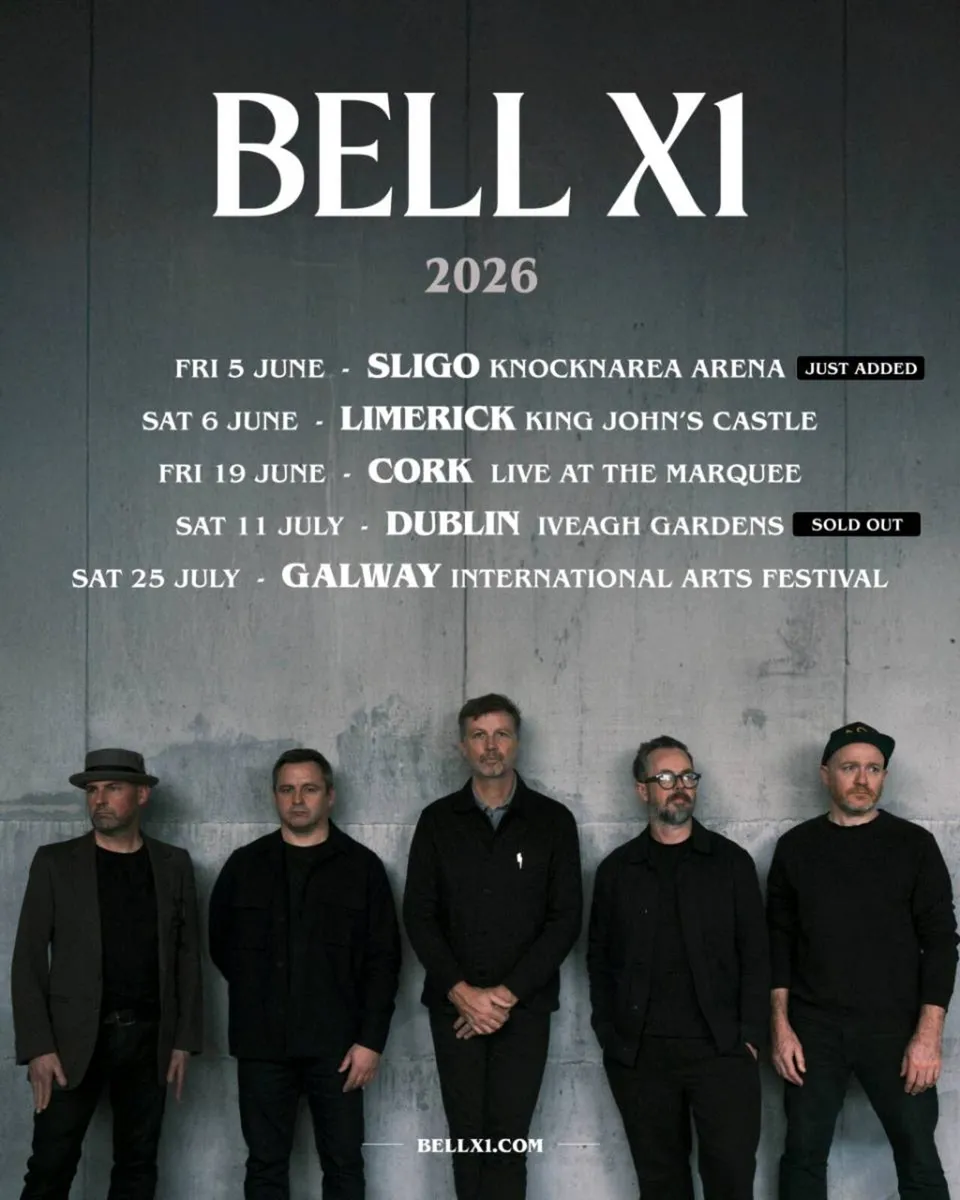 Bell XI ticket Saturday 25th July Big Top Galway