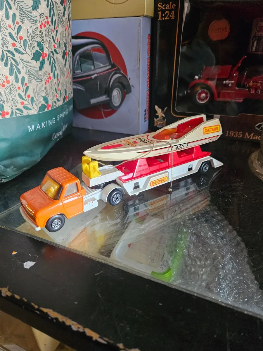 Matchbox Superkings Ford Power Boat Transporter - Image 3
