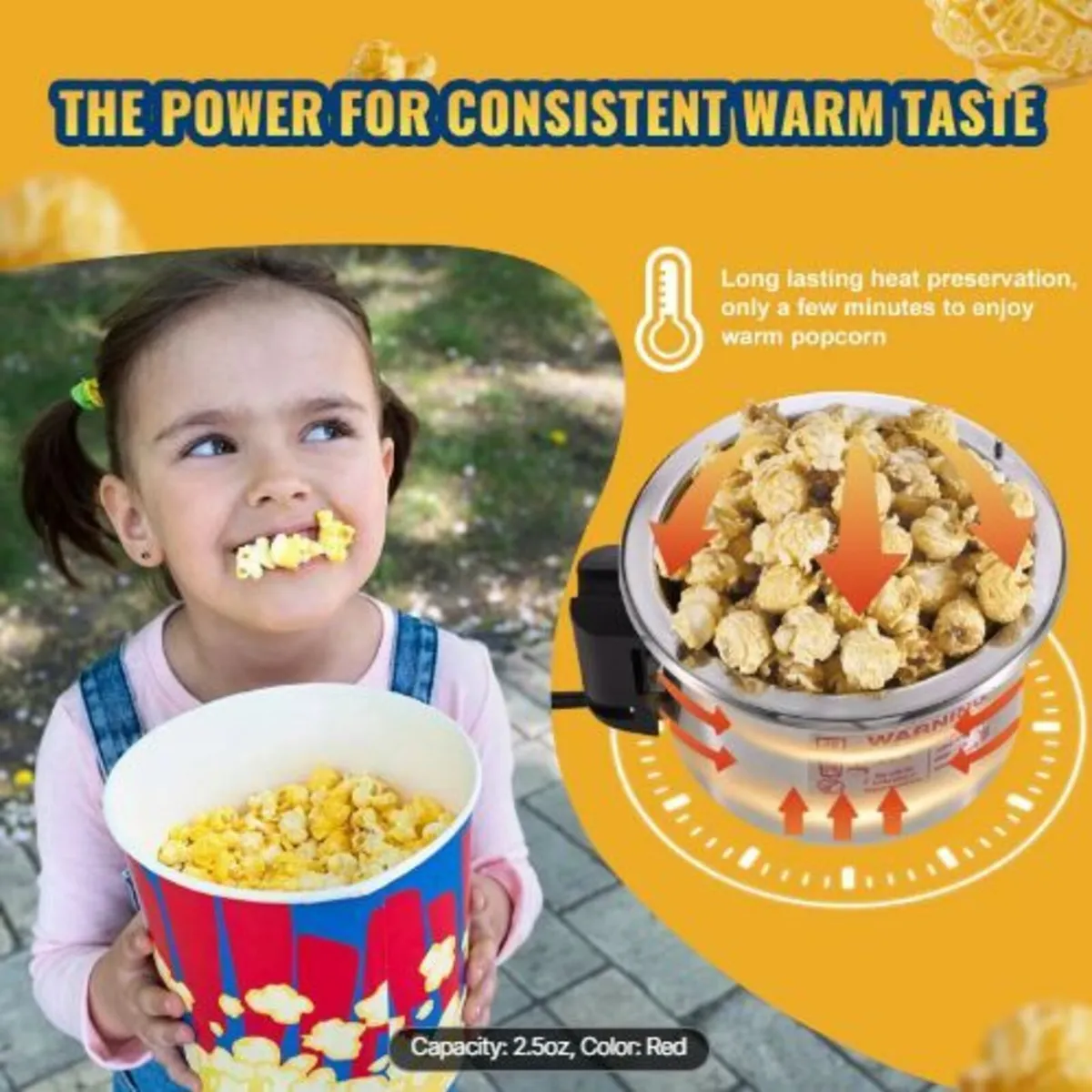Popcorn Maker, 300W Popcorn - Image 4