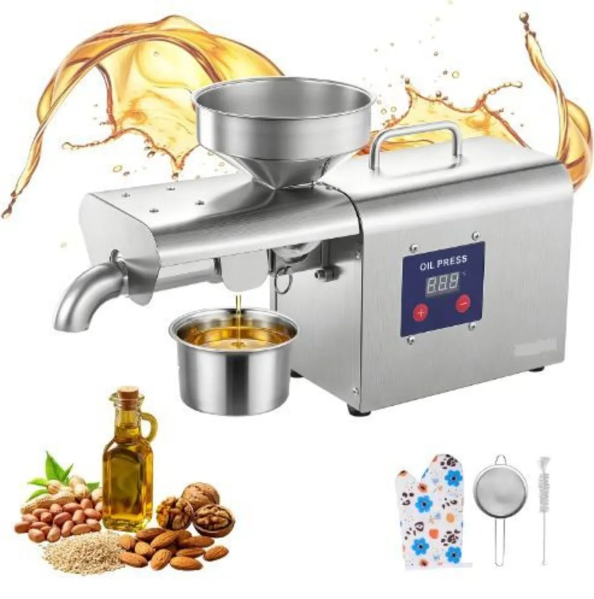 Oil Press Machine, 3.75KG/H Capacity - Image 4