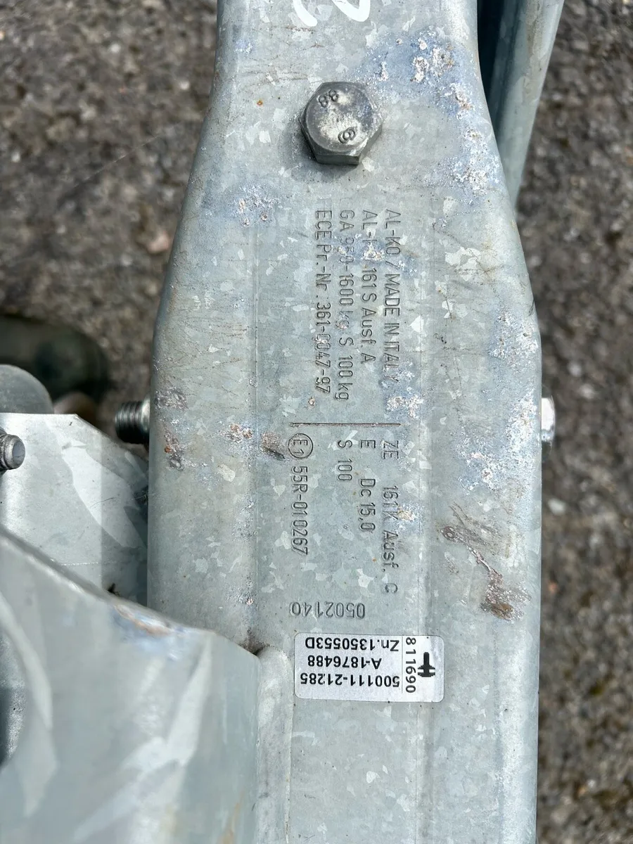 Al-KO tralier chassis 1500kg - Image 3
