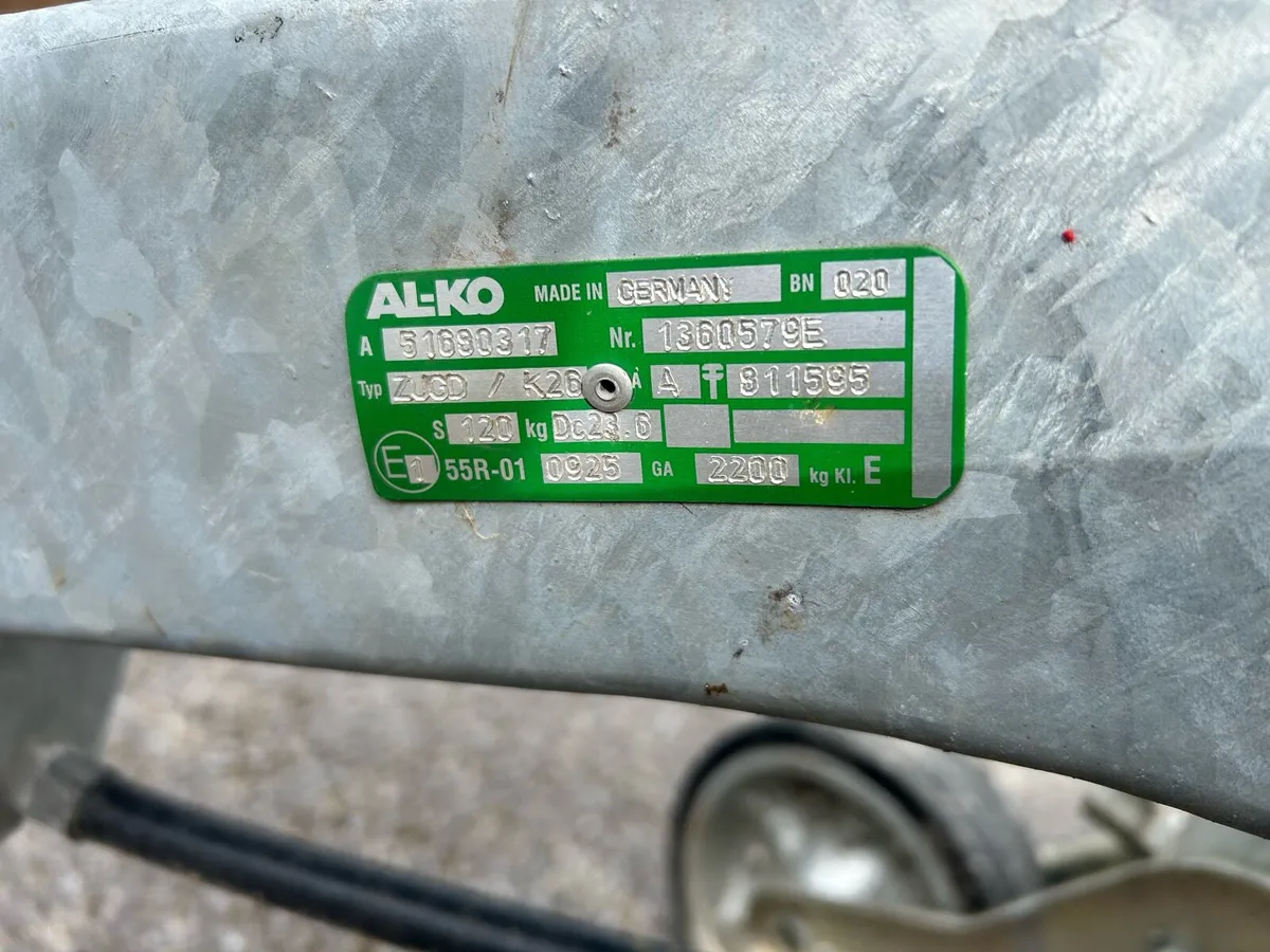 Al-KO tralier chassis 1500kg - Image 4