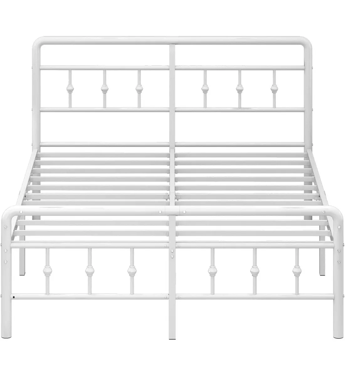 4ft6 Double Bed Frame with Headboard and Footboard - Image 4