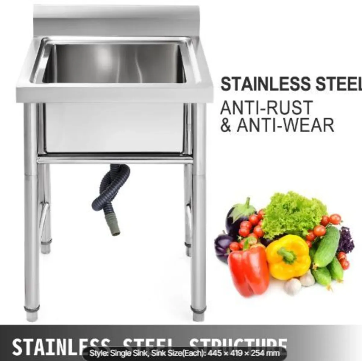 Handmade Sink Non-magnetic Stainless - Image 3