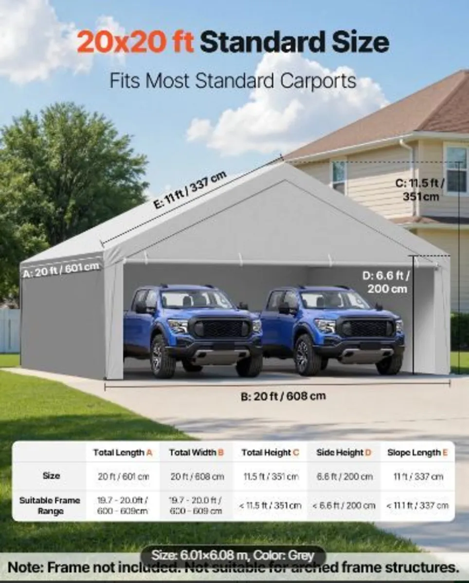 Carport Replacement Canopy - Image 3