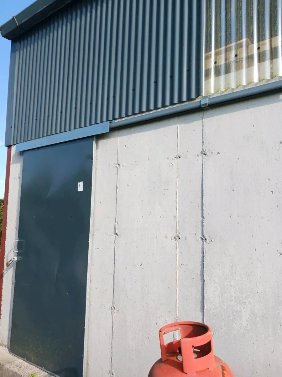 Sliding shed door. - Image 3