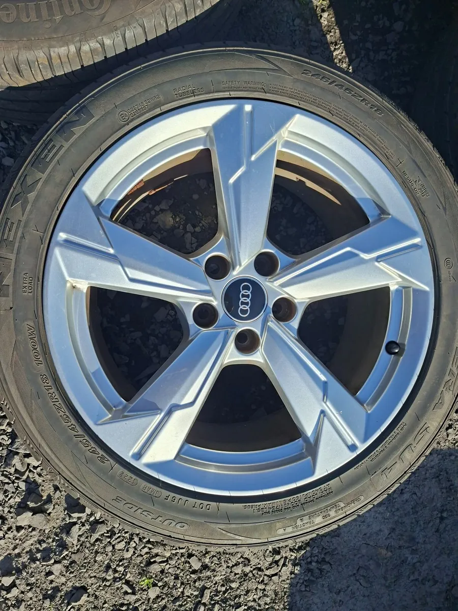 18" Genuine Audi A6 S Line Alloys with tyres - Image 1