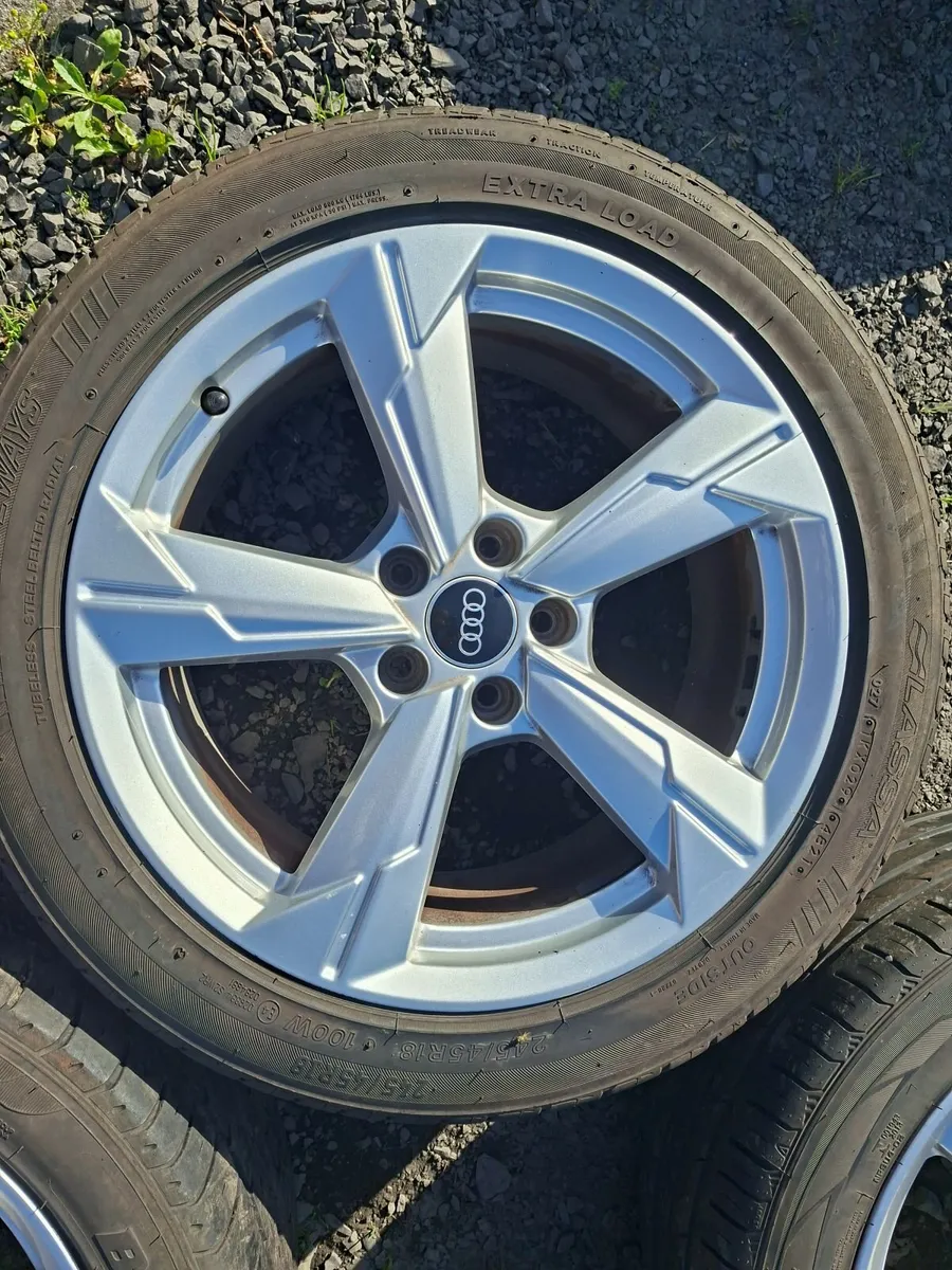 18" Genuine Audi A6 S Line Alloys with tyres - Image 4