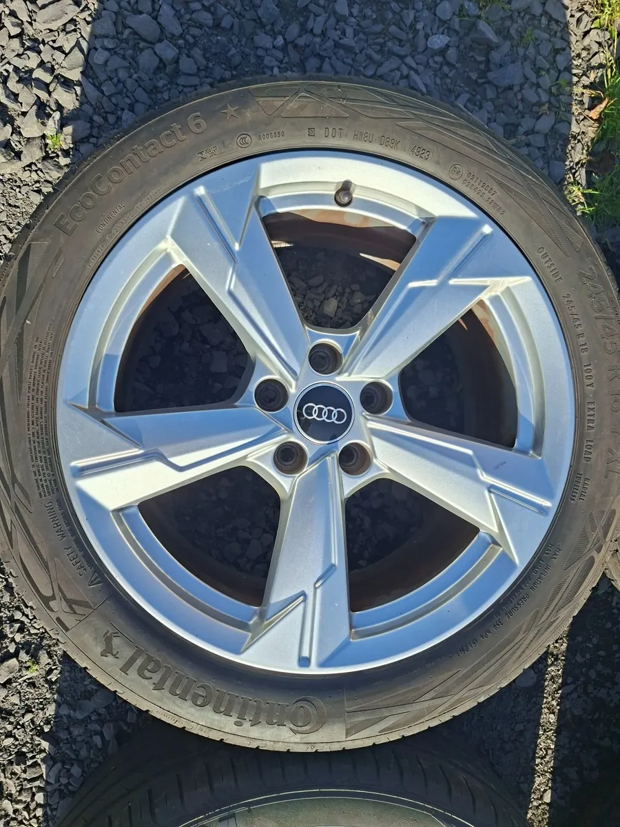 18" Genuine Audi A6 S Line Alloys with tyres - Image 2