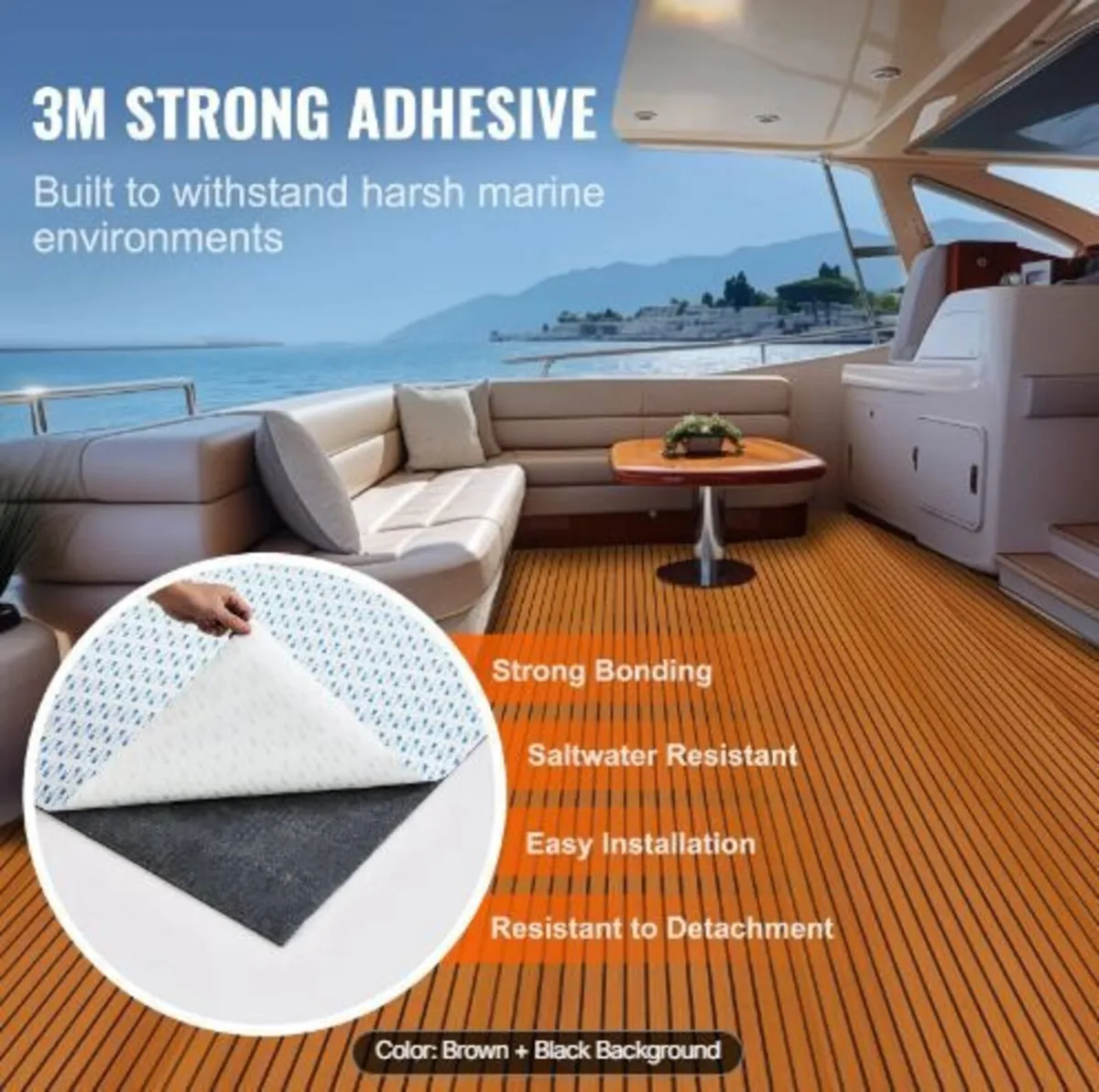 Boat Flooring, EVA Foam Boat Decking 240 x 116.8 c - Image 4