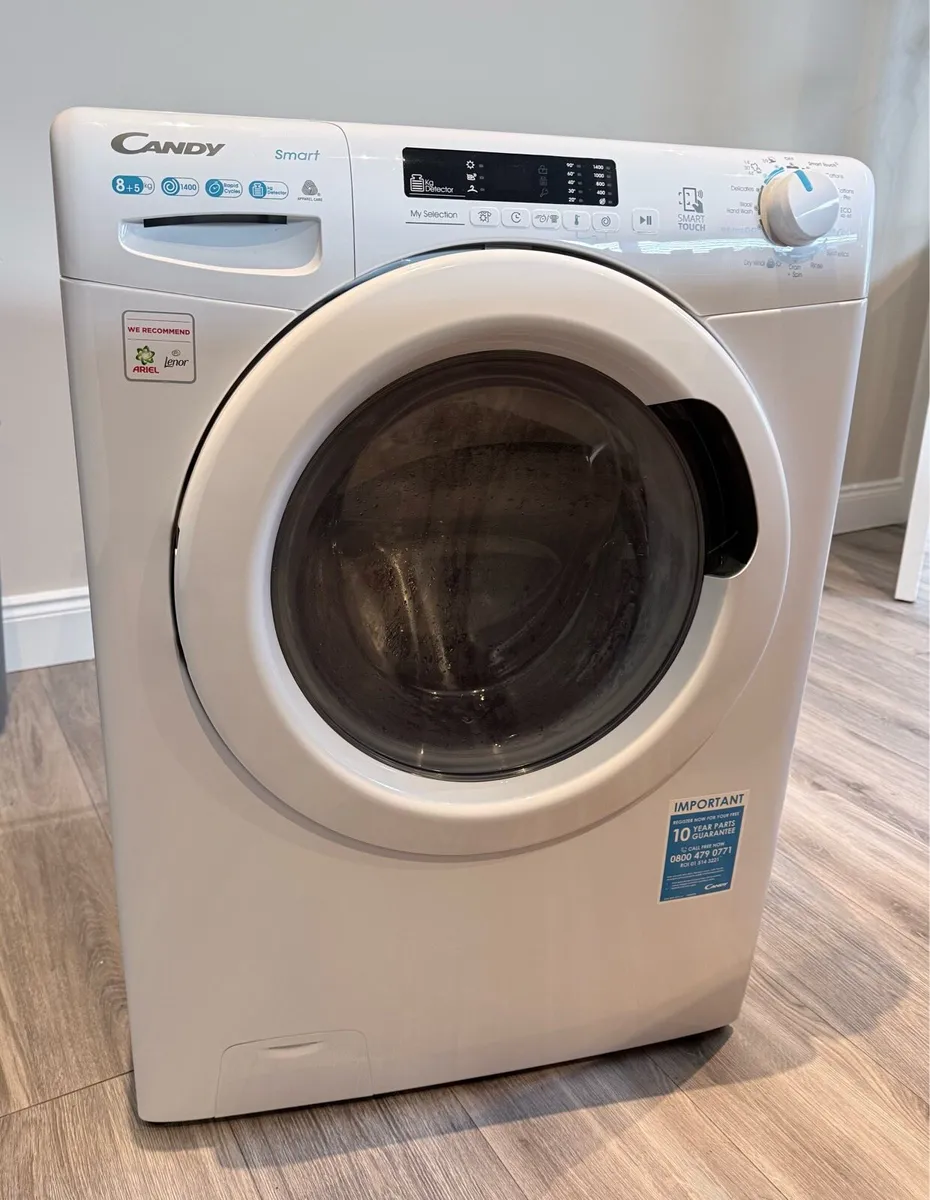 Candy 8kg/5kg Washer Dryer – Like New, Used Once - Image 1