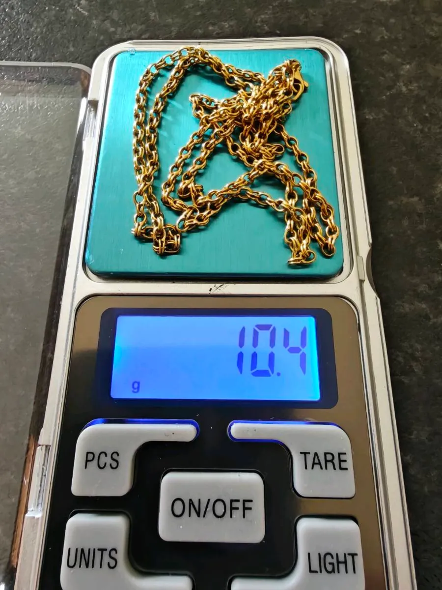 18 carat gold necklace - Image 3
