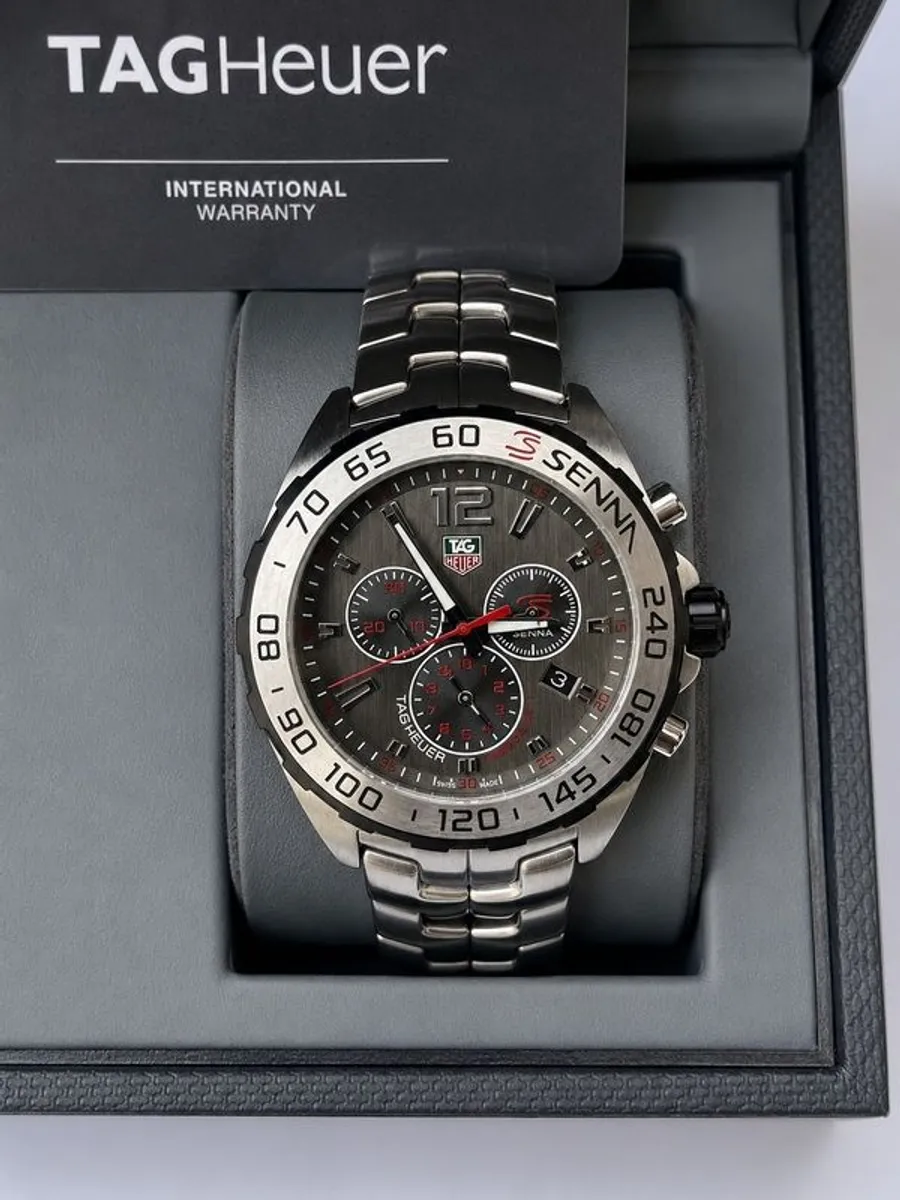TAG Heuer Formula 1 Senna Edition 43mm Chronograph | Full Set - Image 1