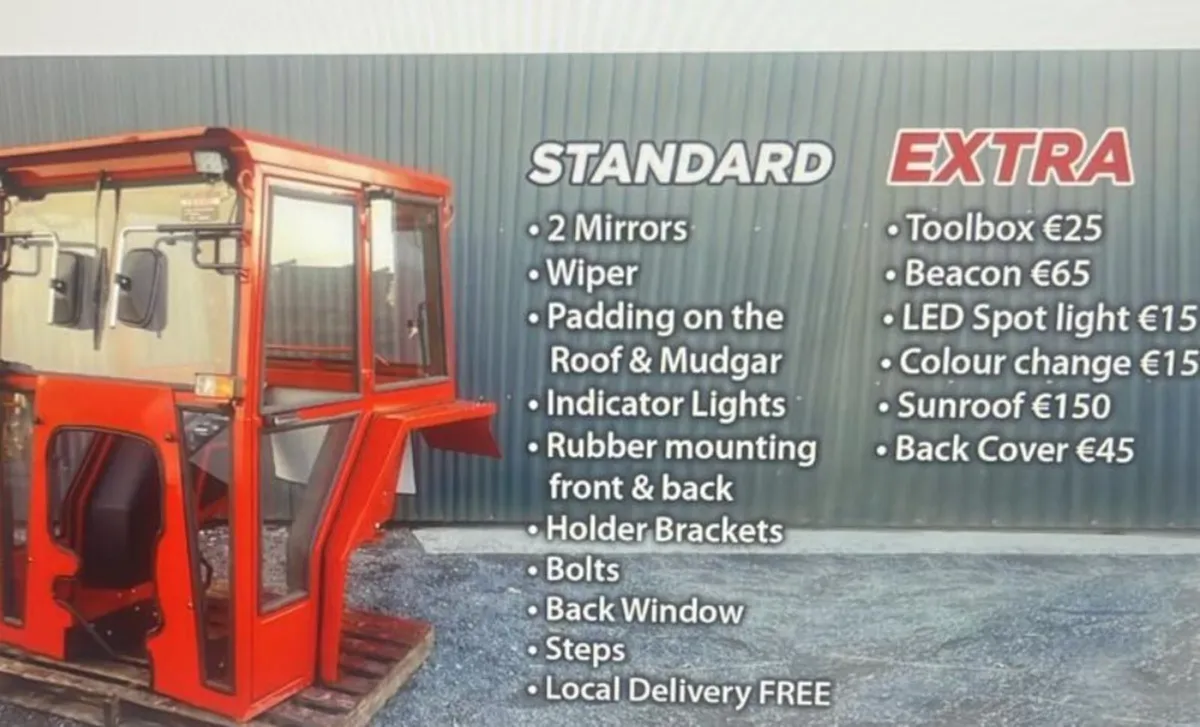 New Cab mf ford 2600 3600 - Image 2