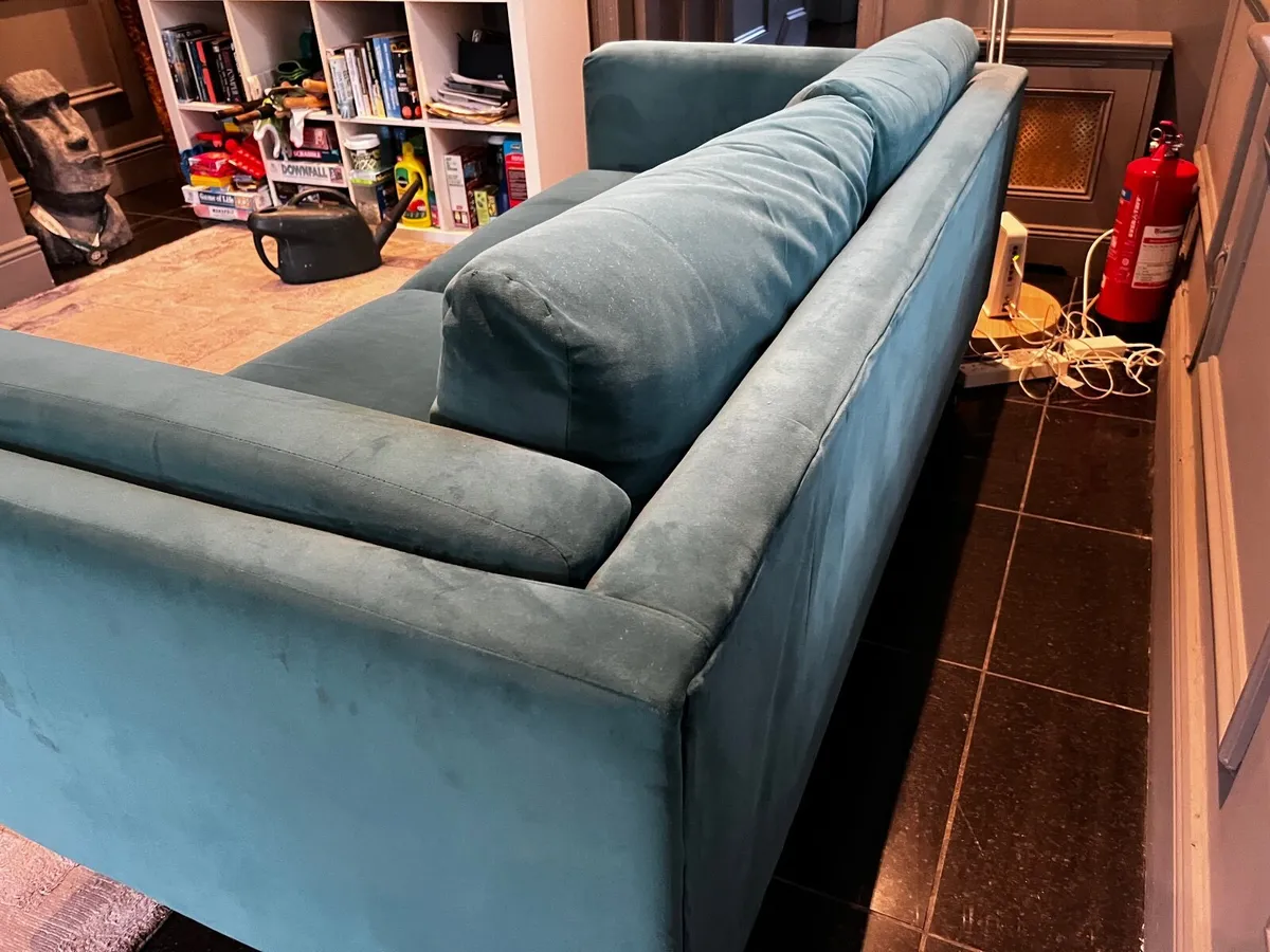 Teal sofa - Image 2