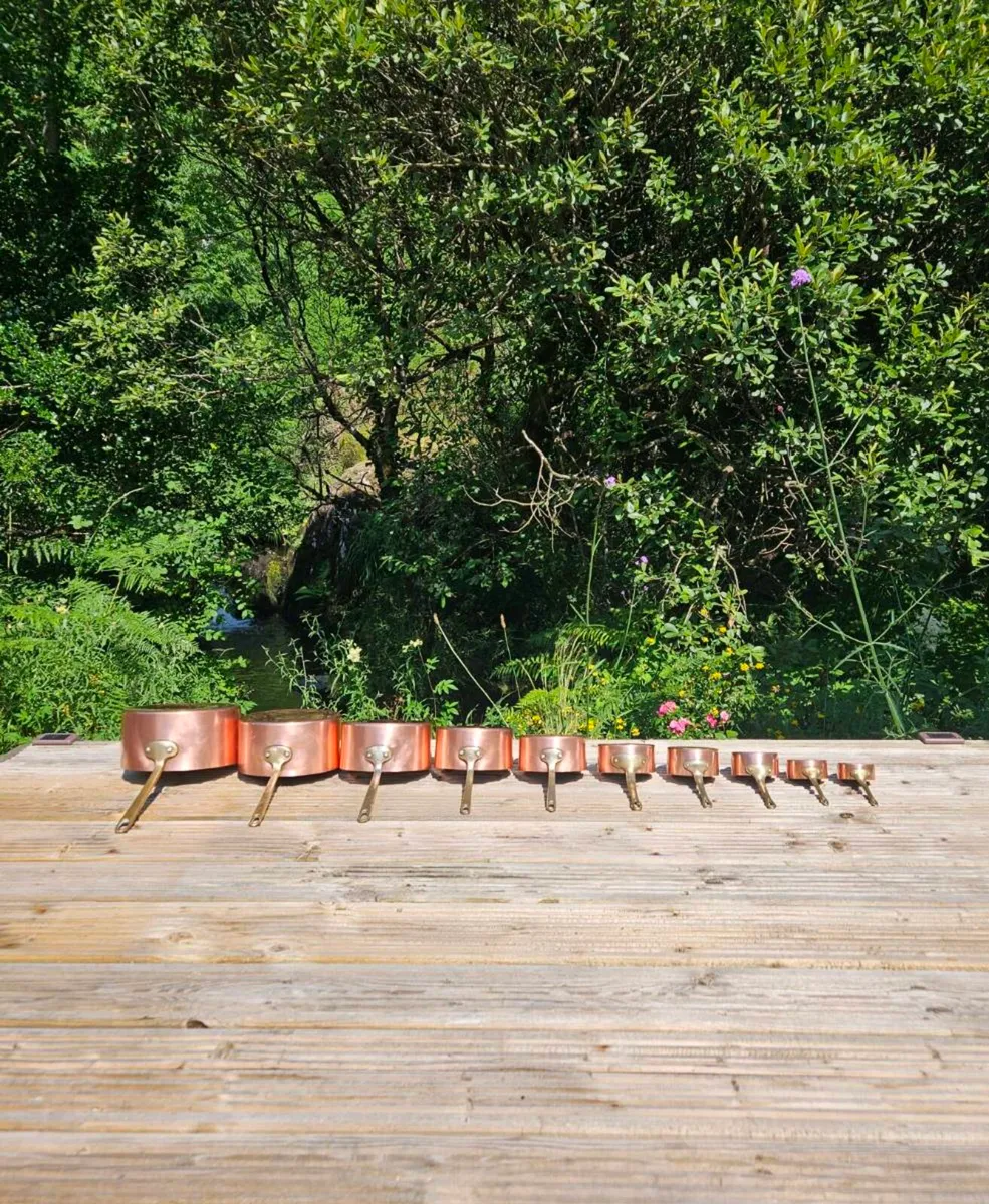 10 Vintage Copper Pots | Nationwide Delivery - Image 1