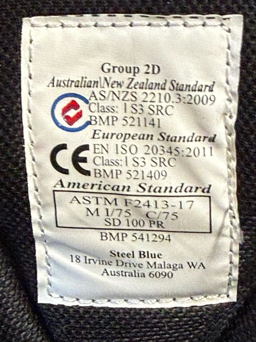 Steel Blue Safety Boots - Image 3