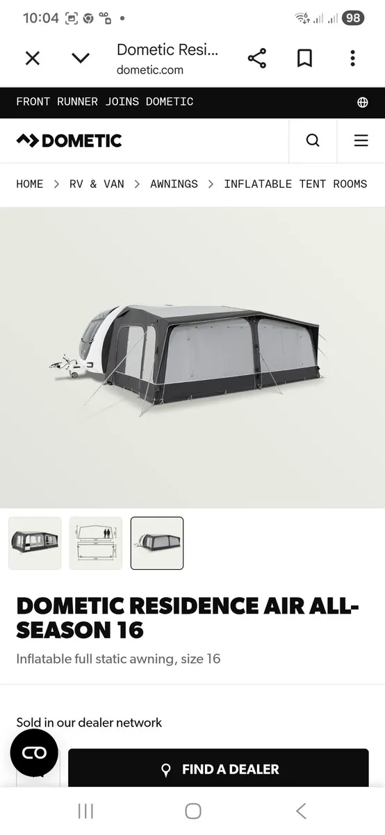 Dometic residence air awning size 16 - Image 3