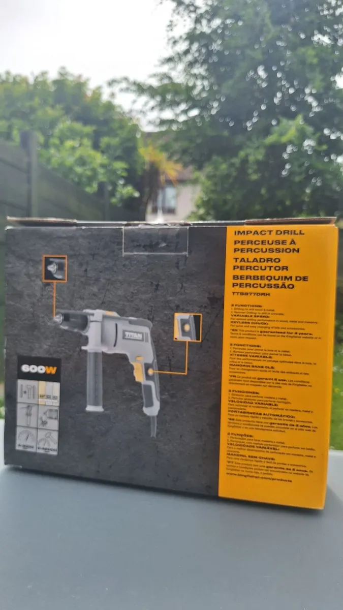 Titan TTB877DRH 600W Electric Impact Drill 240V - Image 2