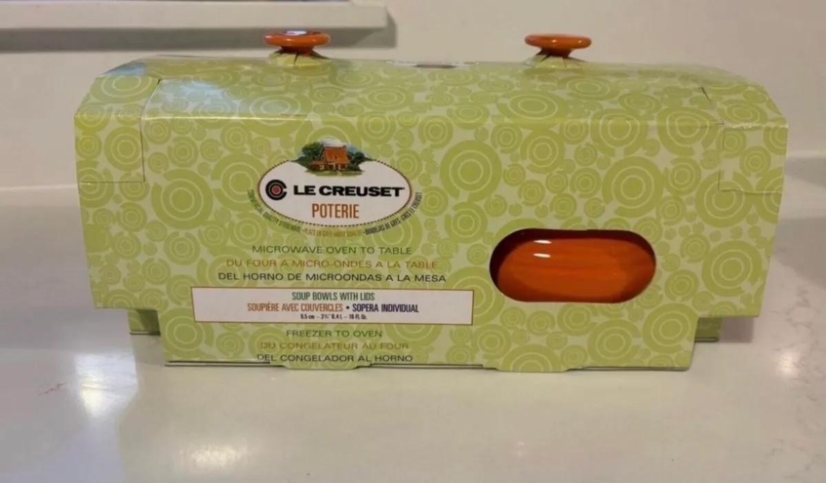 Le creuset soup bowls/bean pots - Image 1