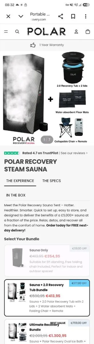 Steam room and cold plunge - Image 2