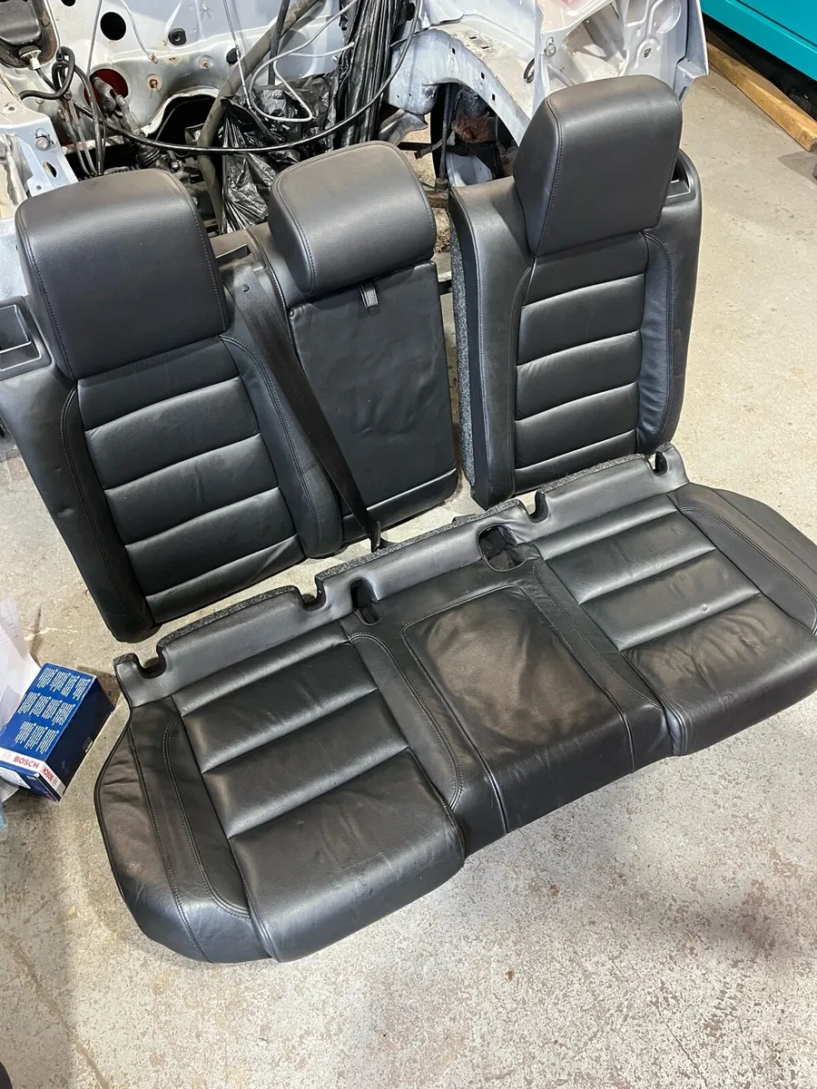 VW Golf Black Leather interior 5Dr - Image 1