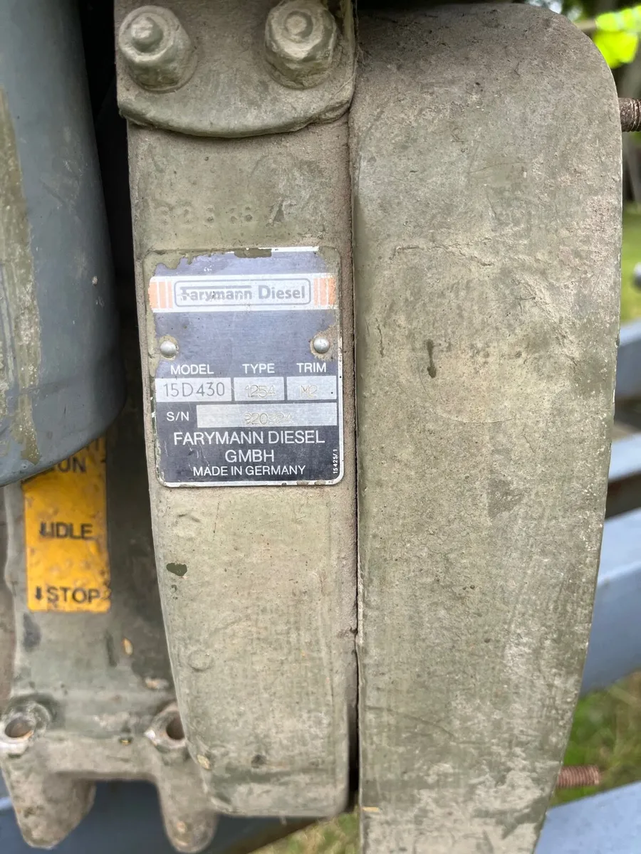 Farymann diesel engine for sale - Image 3