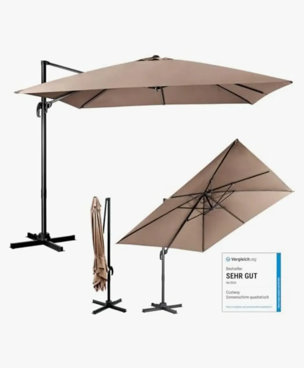 Very Large Garden Parasol - Image 4