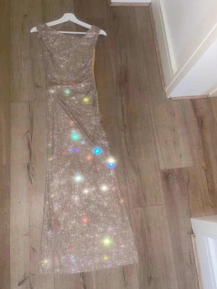 Gold long dress - Image 4